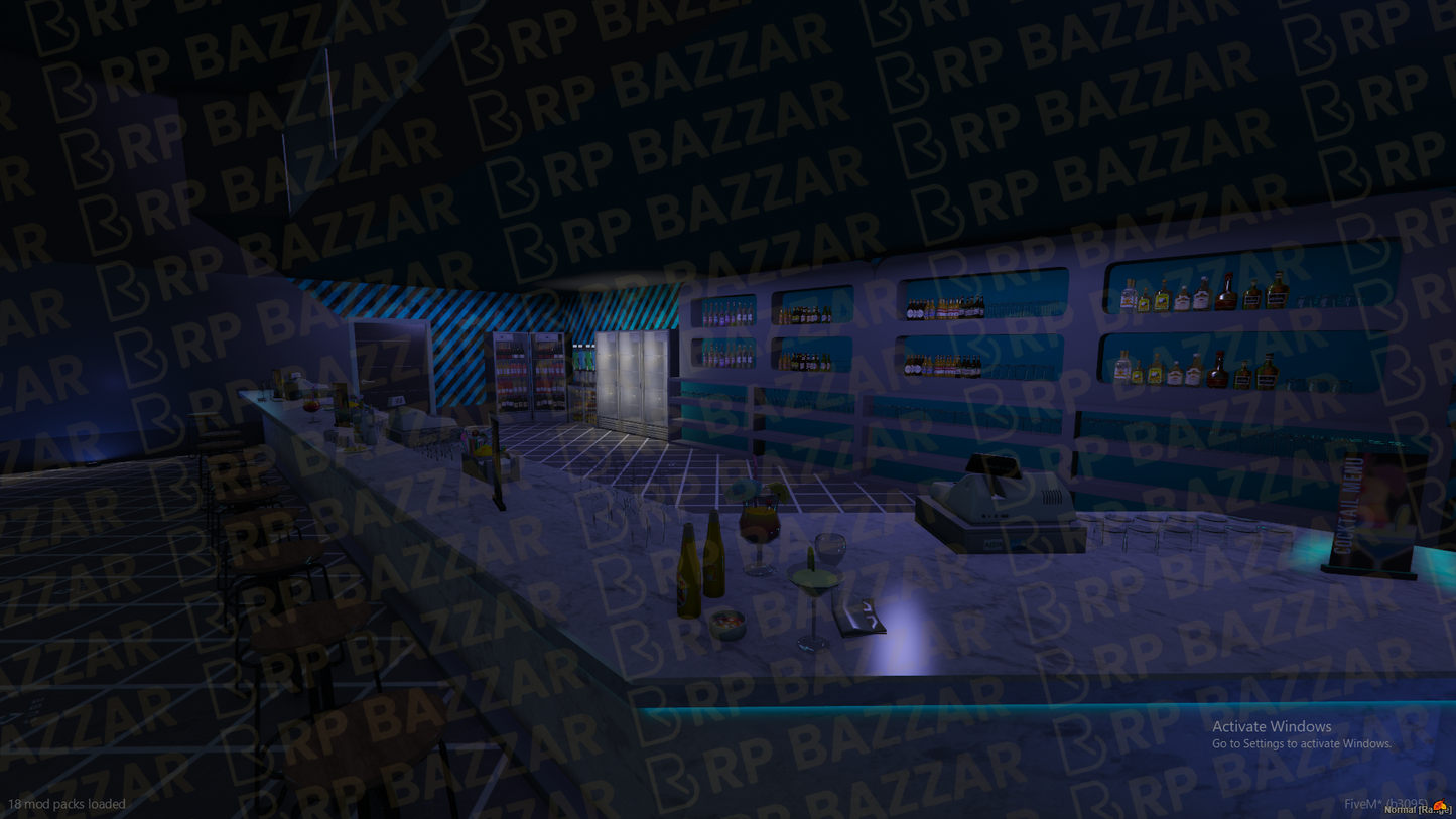 Dark Nightclub FiveM MLO — GTA RP Interior — ESX QB QBOX — RPBazzar