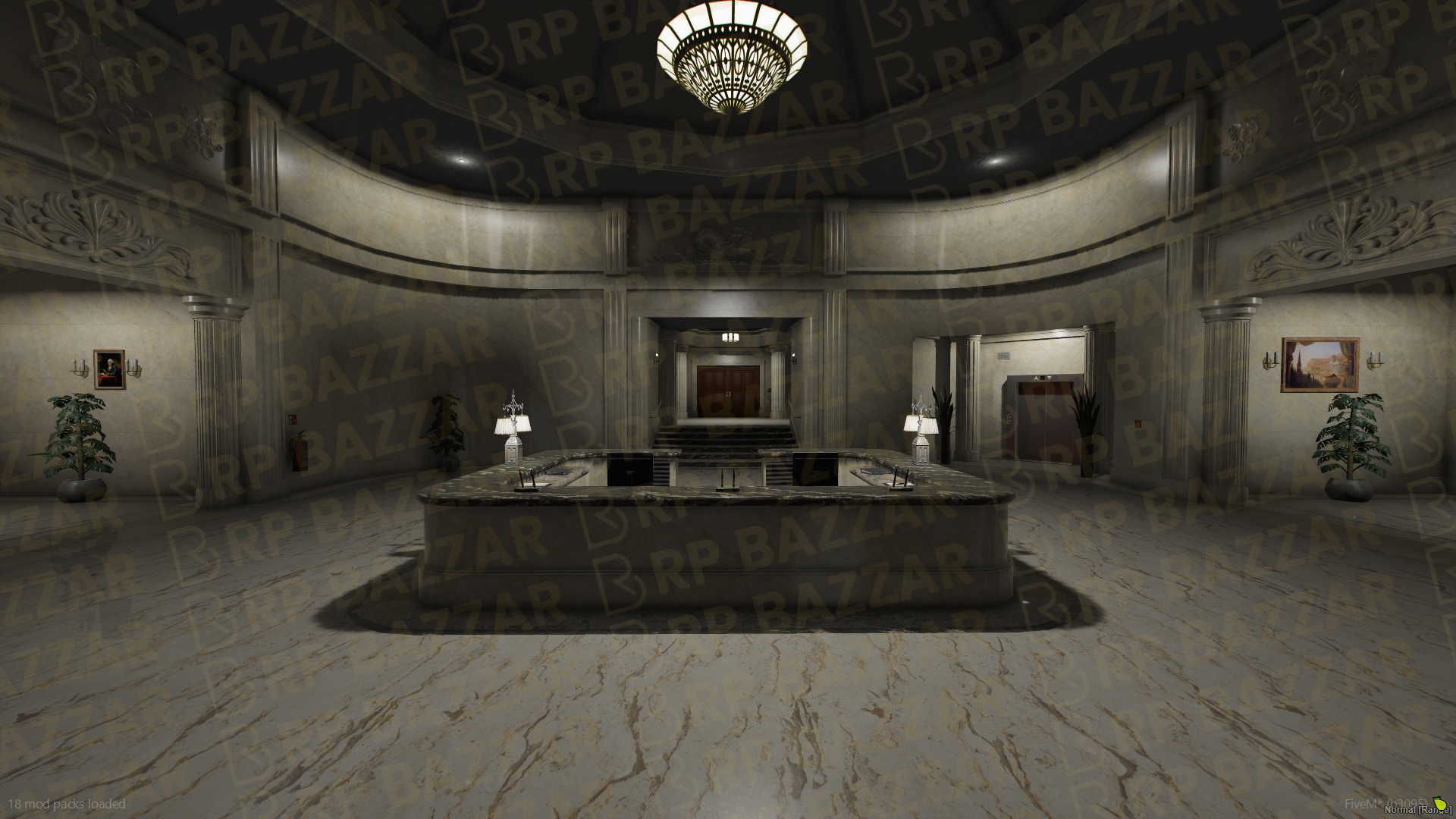 Civic City Hall FiveM MLO — GTA RP Interior — ESX QB QBOX — RPBazzar