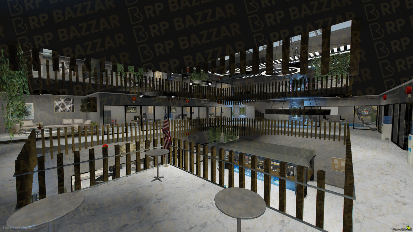 Riot Police Station FiveM MLO — GTA RP Interior — ESX QB QBOX — RPBazzar