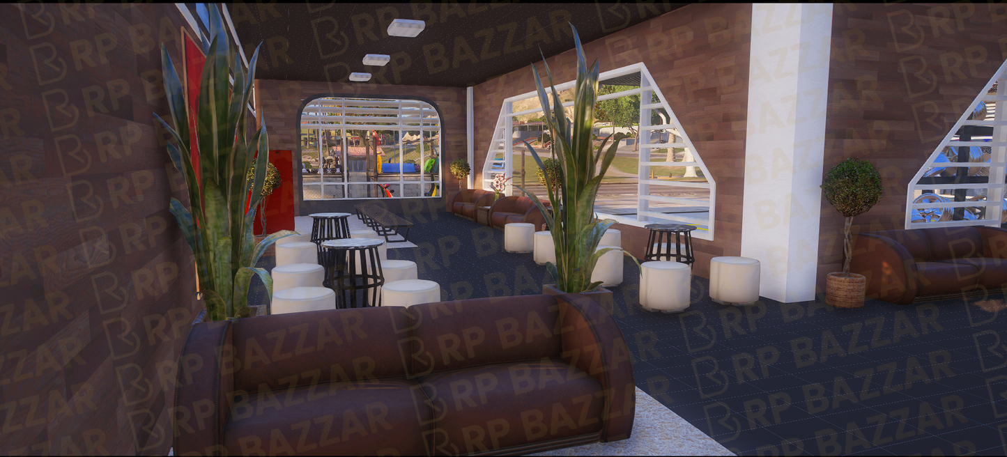 Busy Mechanic Shop FiveM MLO — GTA RP Interior — ESX QB QBOX — RPBazzar