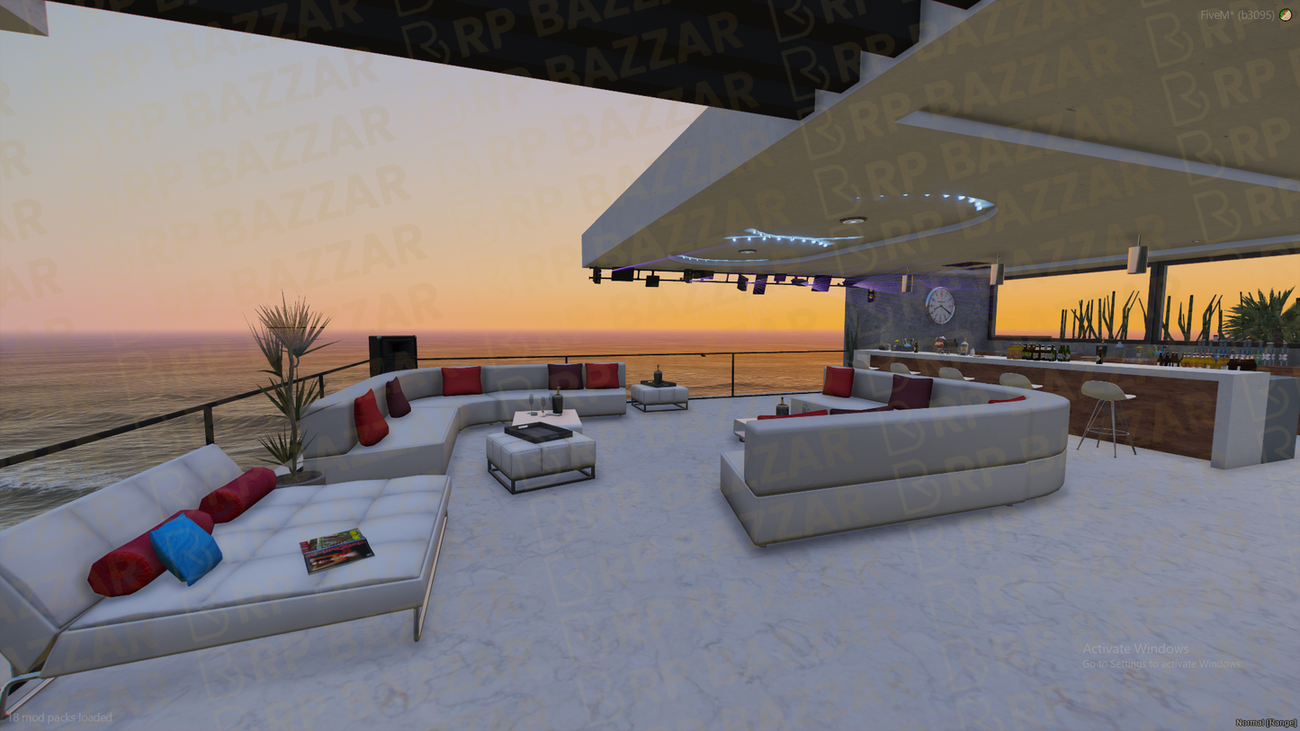 Chrome Mansion FiveM MLO — GTA RP Interior — ESX QB QBOX — RPBazzar