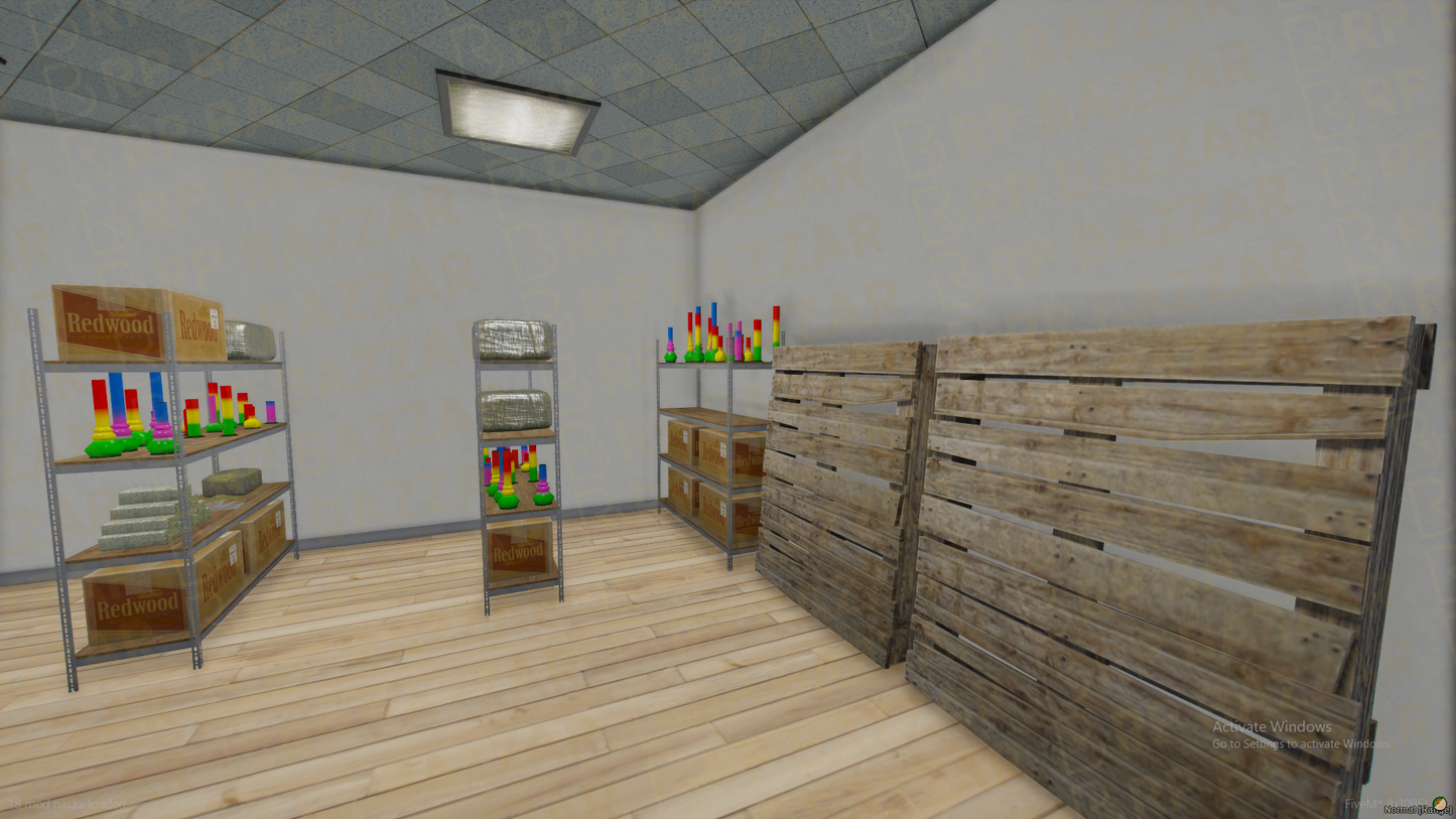 Hidden Weed Store FiveM MLO — GTA RP Interior — ESX QB QBOX — RPBazzar