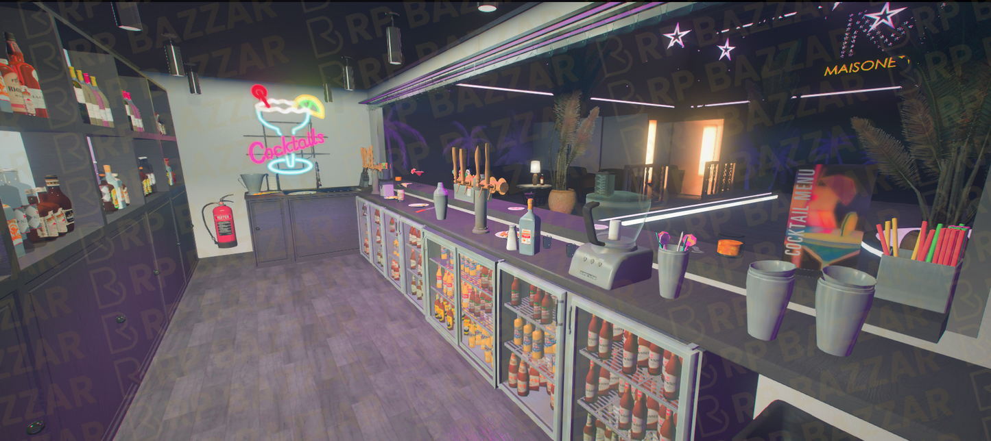 Neon Nightclub FiveM MLO — GTA RP Interior — ESX QB QBOX — RPBazzar