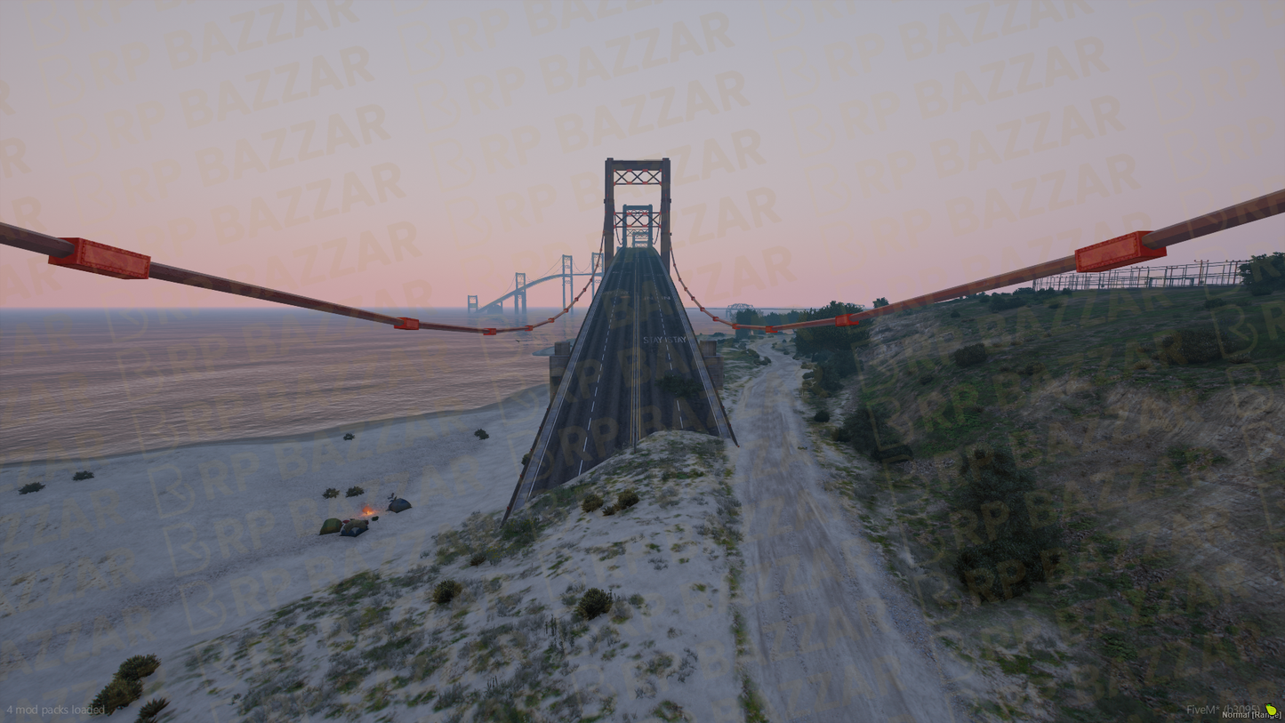 Underground Tunnel & Bridge FiveM MLO — GTA RP Interior — ESX QB QBOX — RPBazzar