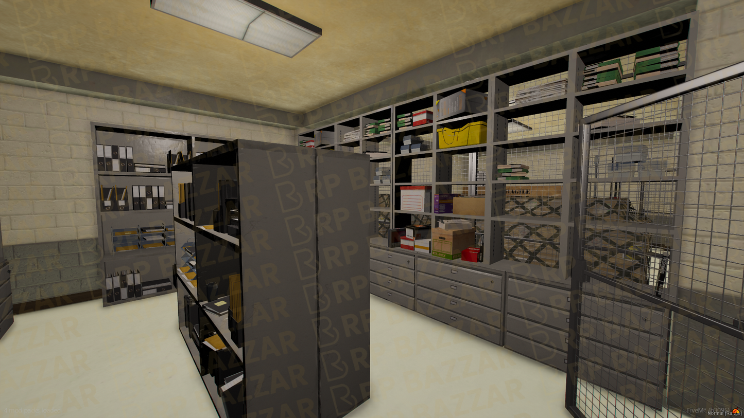 Guardian Police Station FiveM MLO — GTA RP Interior — ESX QB QBOX — RPBazzar