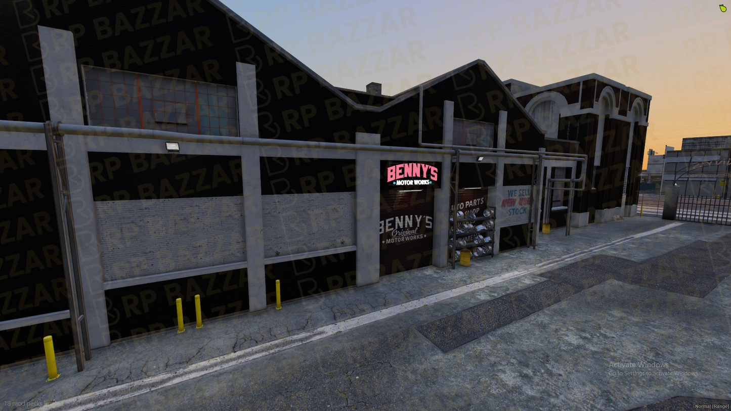 Rugged Mechanic Shop FiveM MLO — GTA RP Interior — ESX QB QBOX — RPBazzar