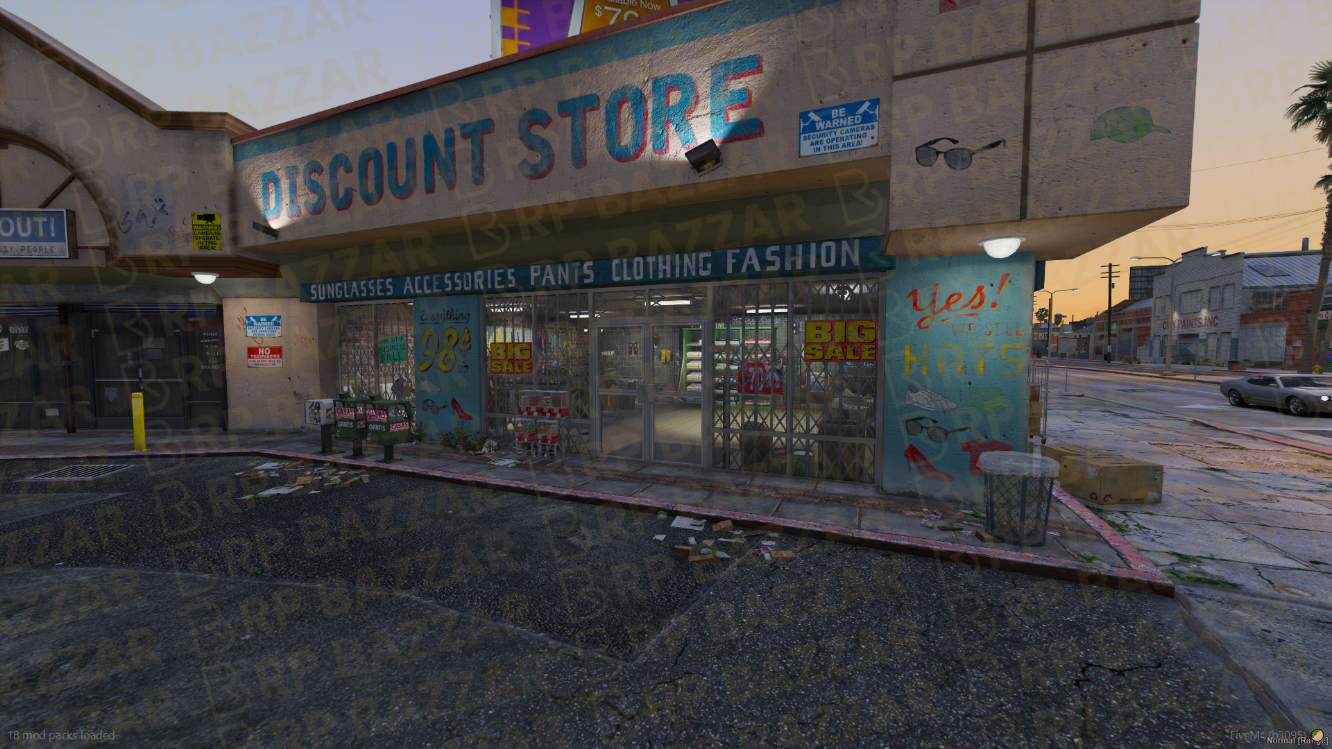Modern Clothing Store FiveM MLO — GTA RP Interior — ESX QB QBOX — RPBazzar
