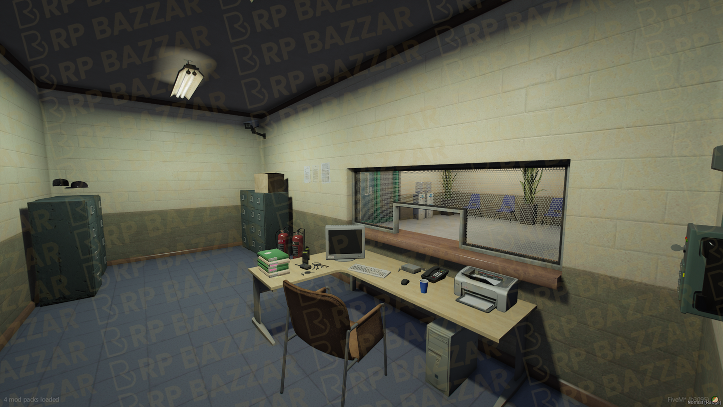 Central Prison FiveM MLO — GTA RP Interior — ESX QB QBOX — RPBazzar