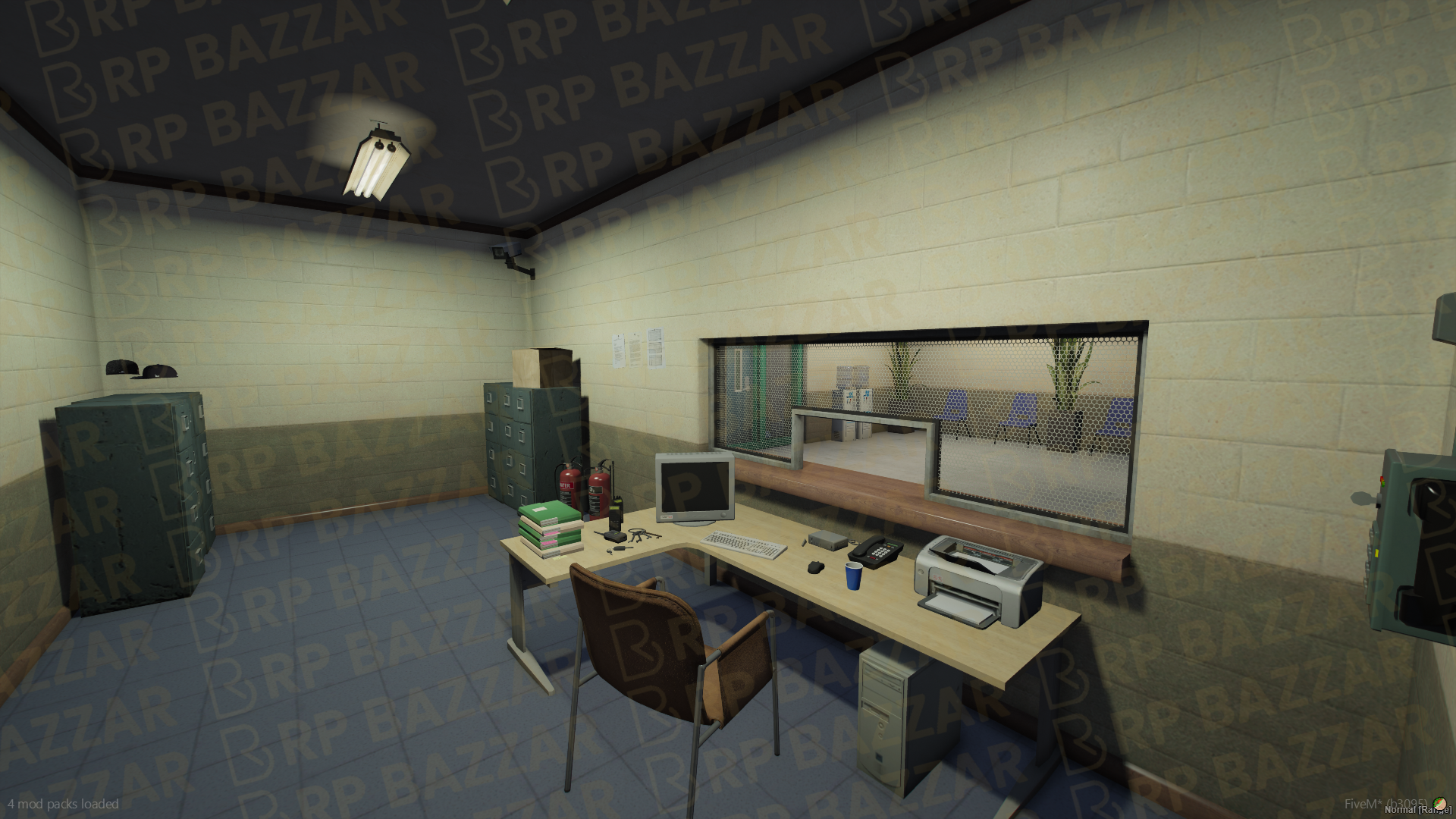 Central Prison FiveM MLO — GTA RP Interior — ESX QB QBOX — RPBazzar