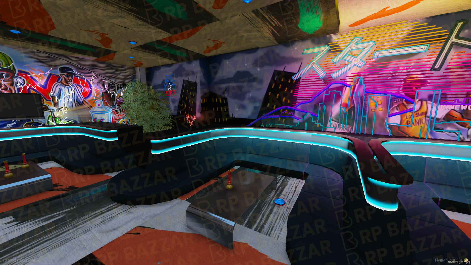 Retro Arcade Shop FiveM MLO — GTA RP Interior — ESX QB QBOX — RPBazzar