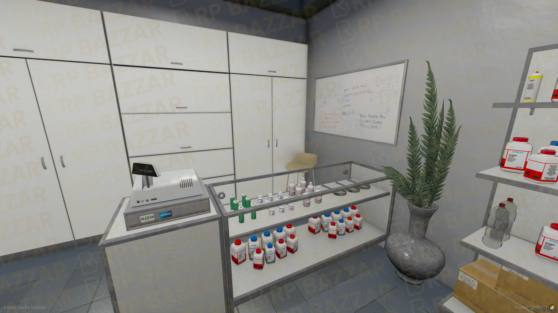 Modern Pharmacy FiveM MLO — GTA RP Interior — ESX QB QBOX — RPBazzar
