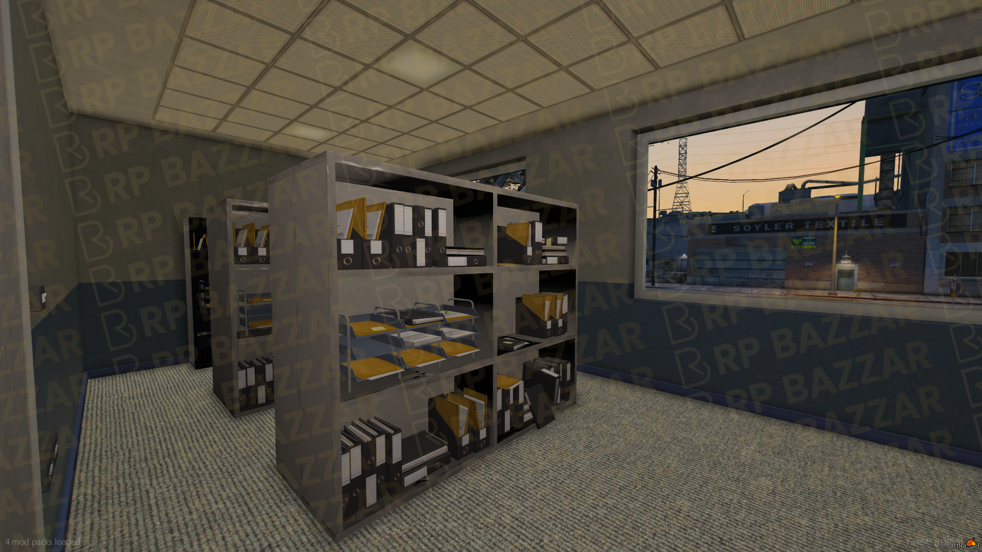 Fortified Police Station FiveM MLO — GTA RP Interior — ESX QB QBOX — RPBazzar