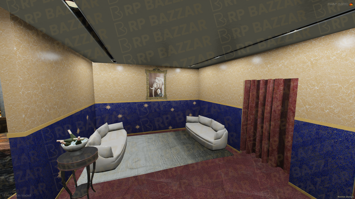 Designer Clothing Store FiveM MLO — GTA RP Interior — ESX QB QBOX — RPBazzar