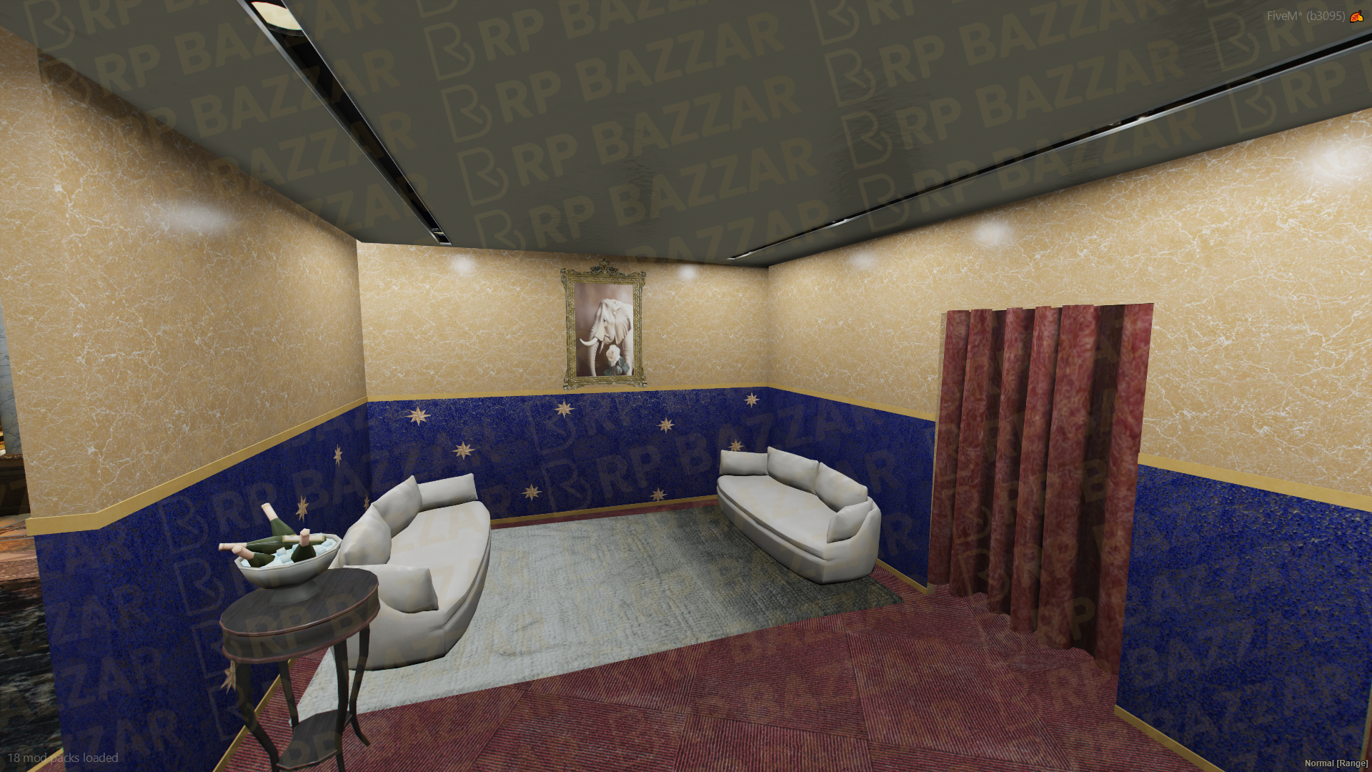 Designer Clothing Store FiveM MLO — GTA RP Interior — ESX QB QBOX — RPBazzar