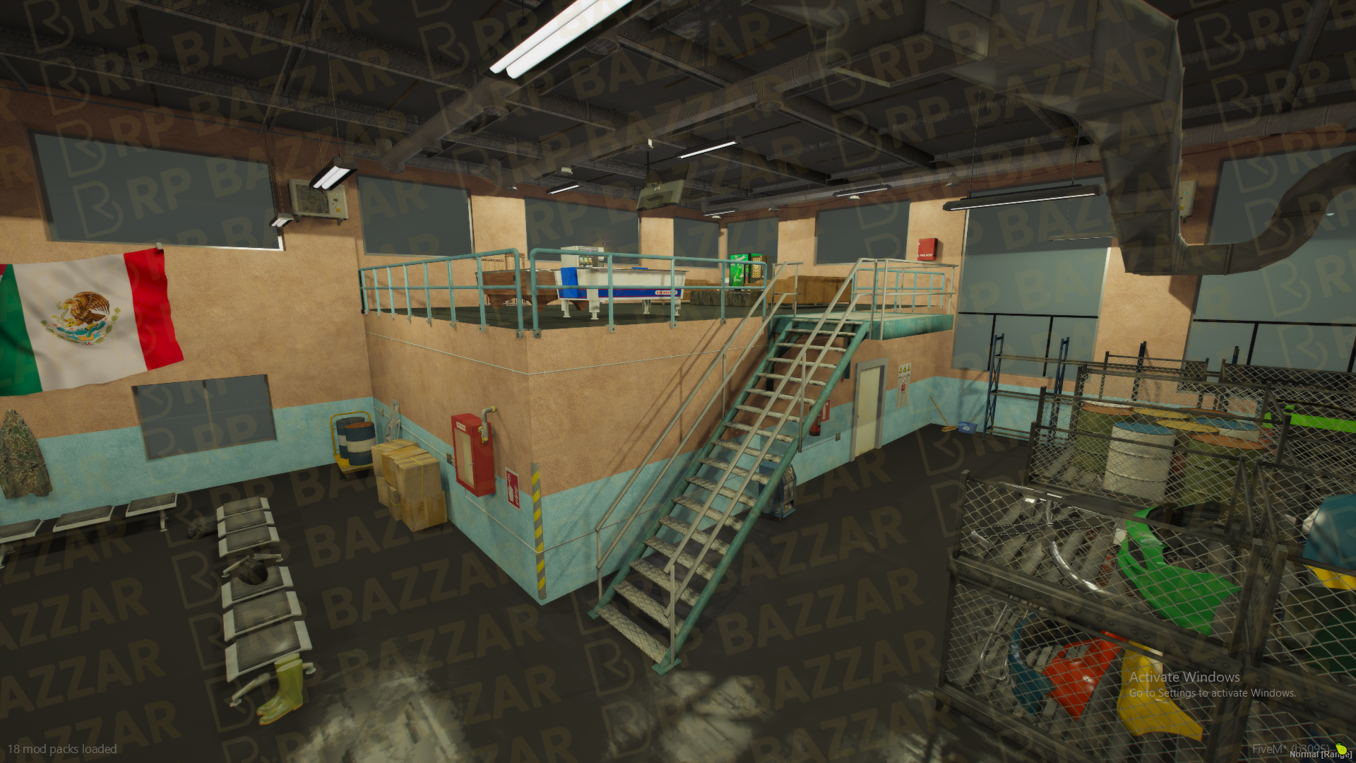 Rustic Mechanic Shop FiveM MLO — GTA RP Interior — ESX QB QBOX — RPBazzar