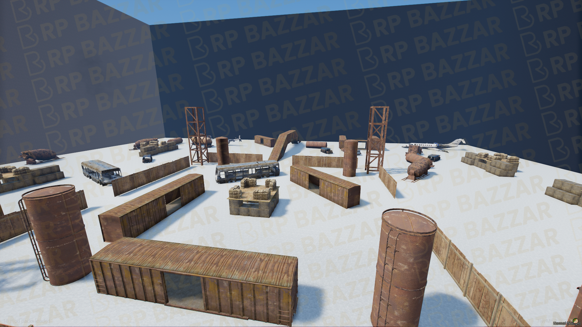 Elite Arena FiveM MLO — GTA RP Interior — ESX QB QBOX — RPBazzar