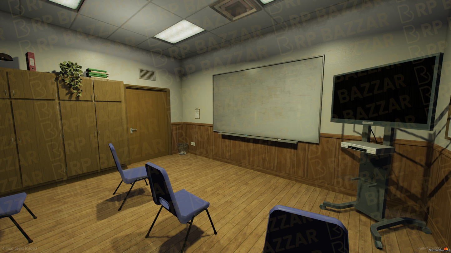 Desert Police Station FiveM MLO — GTA RP Interior — ESX QB QBOX — RPBazzar