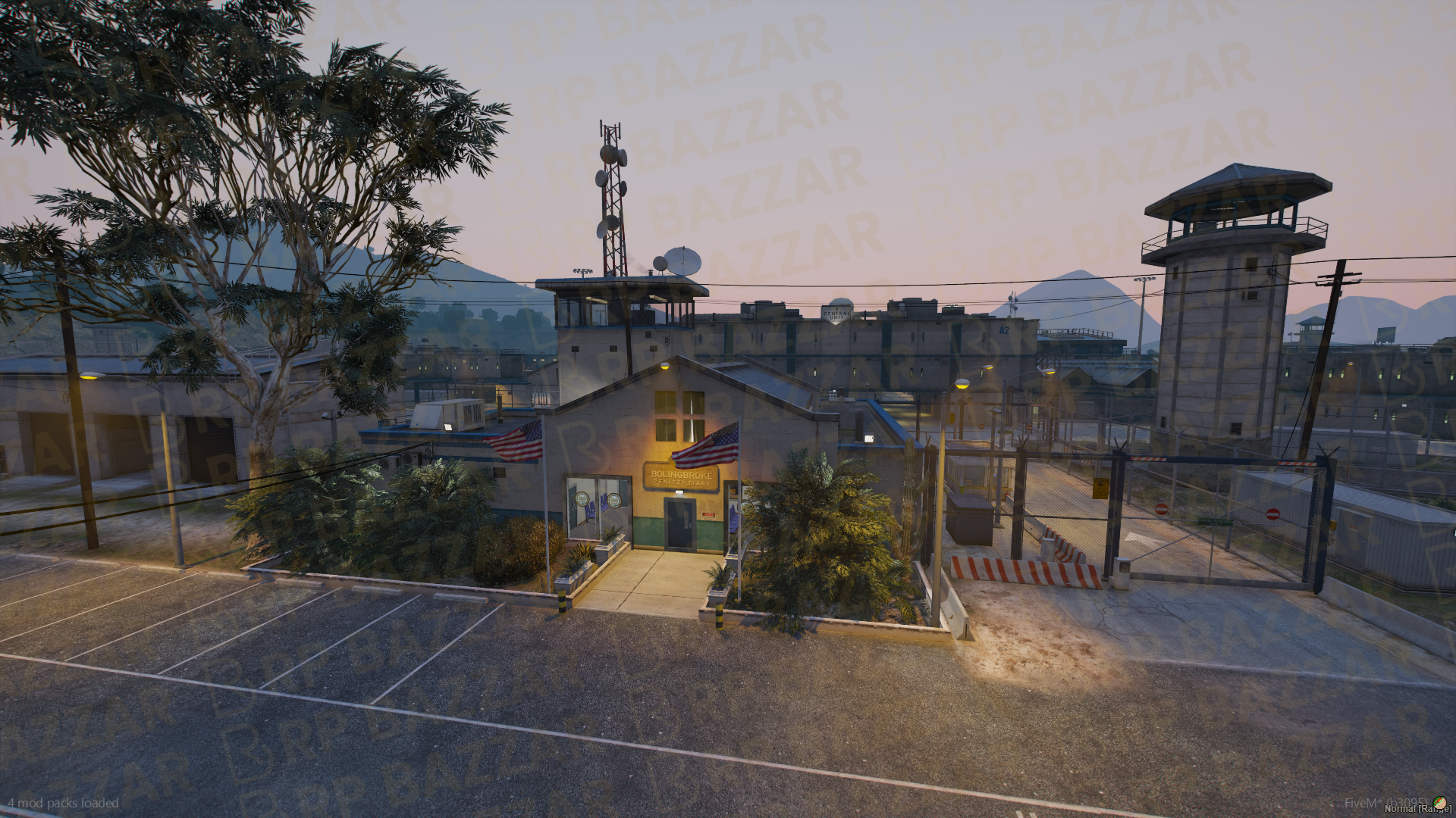 Fortified Prison FiveM MLO — GTA RP Interior — ESX QB QBOX — RPBazzar