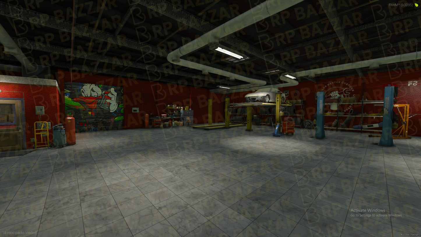 Speed Mechanic Shop FiveM MLO — GTA RP Interior — ESX QB QBOX — RPBazzar