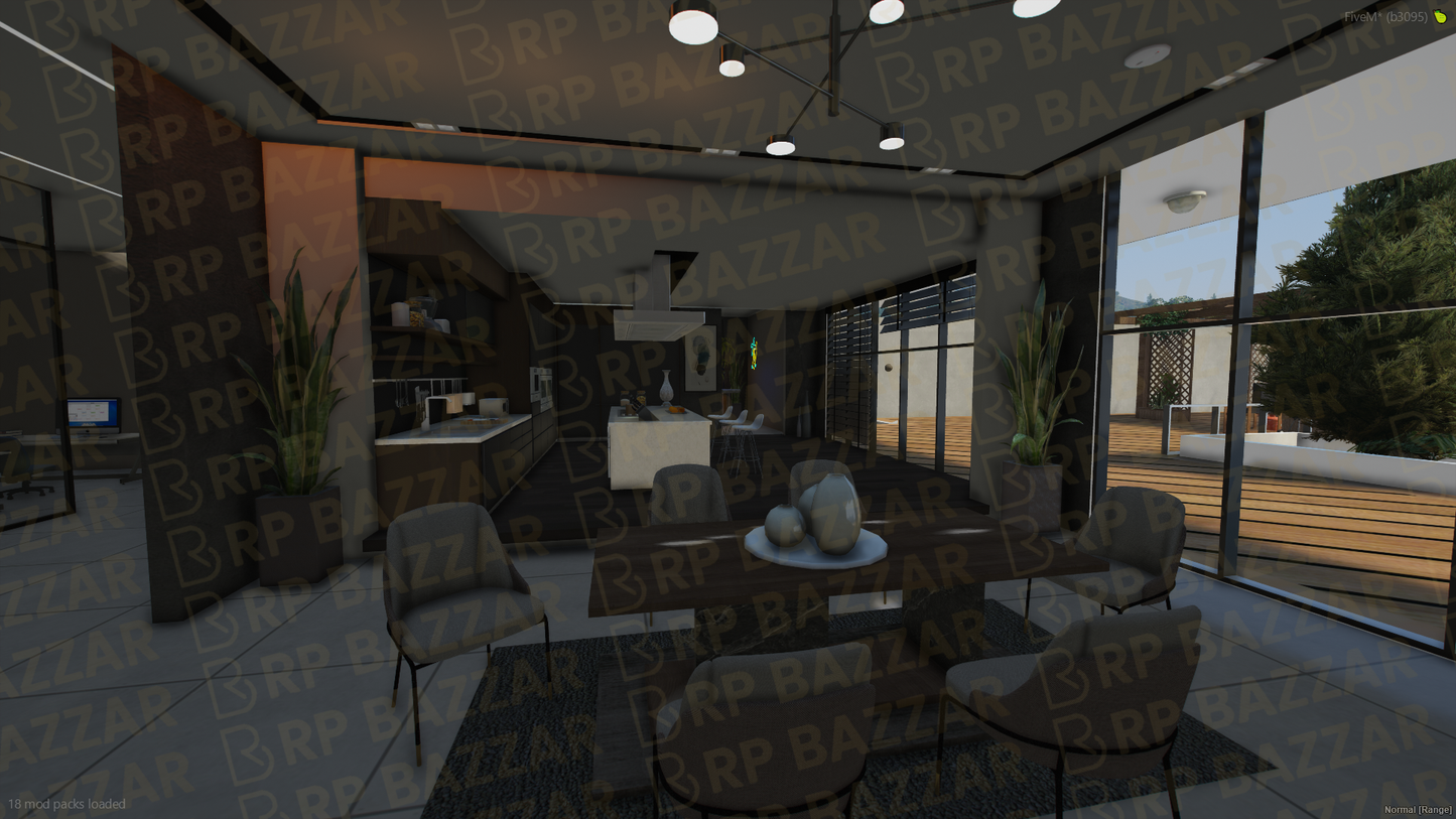 Luxury Mansion FiveM MLO — GTA RP Interior — ESX QB QBOX — RPBazzar