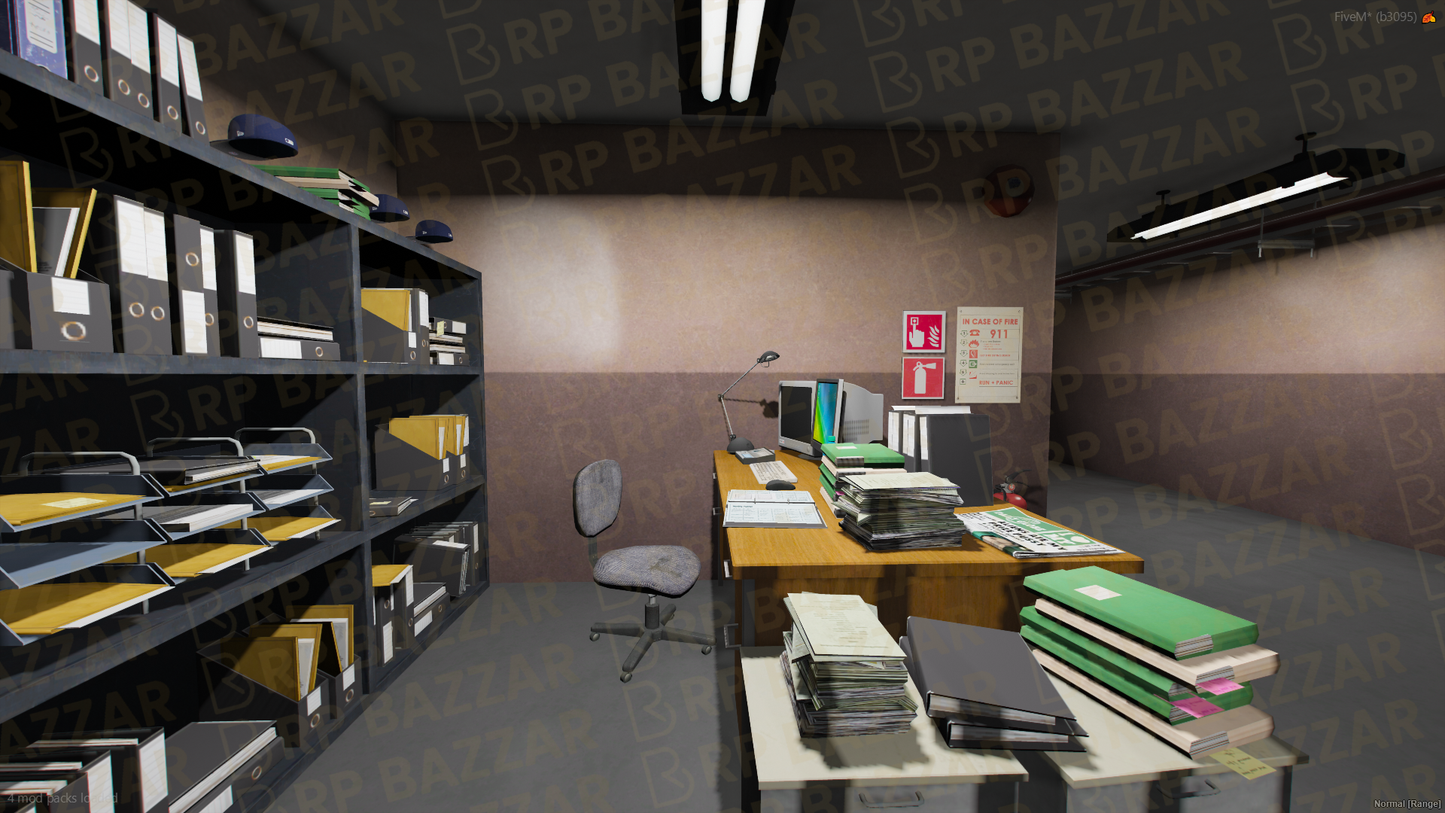 Valley Police Station FiveM MLO — GTA RP Interior — ESX QB QBOX — RPBazzar
