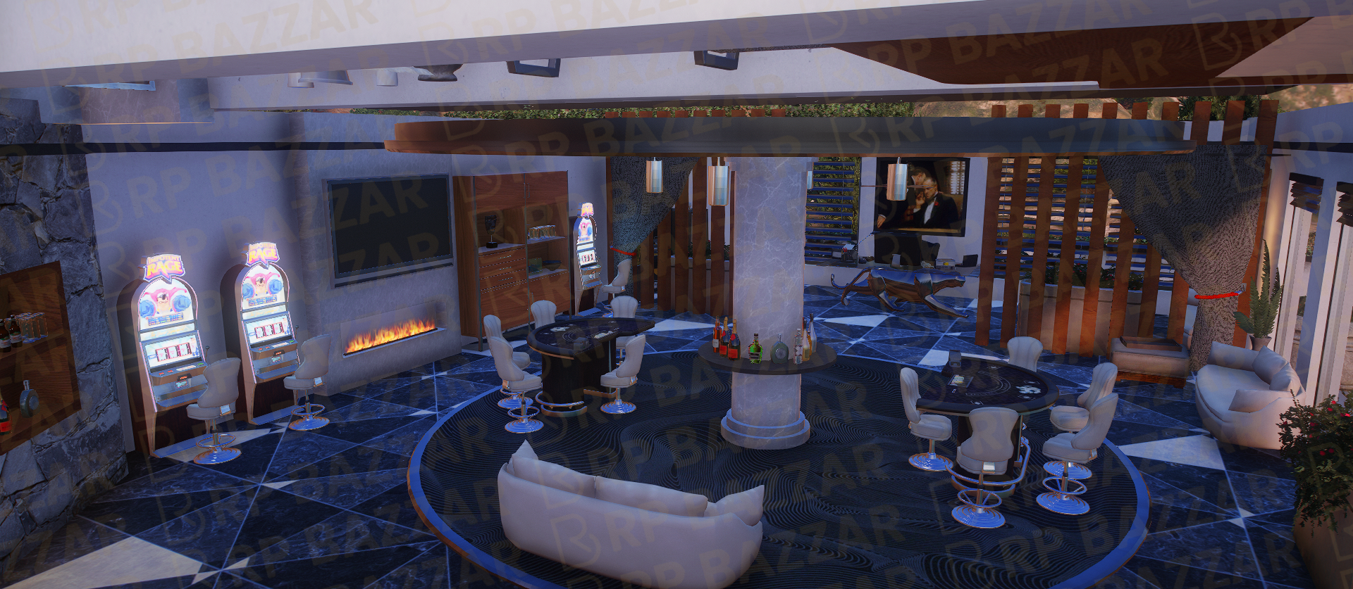 Elite Mansion FiveM MLO — GTA RP Interior — ESX QB QBOX — RPBazzar