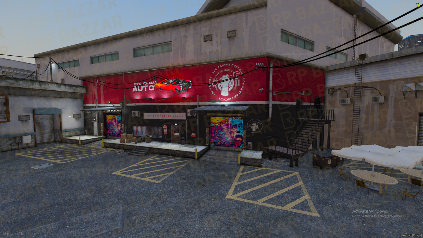 Speed Mechanic Shop FiveM MLO — GTA RP Interior — ESX QB QBOX — RPBazzar