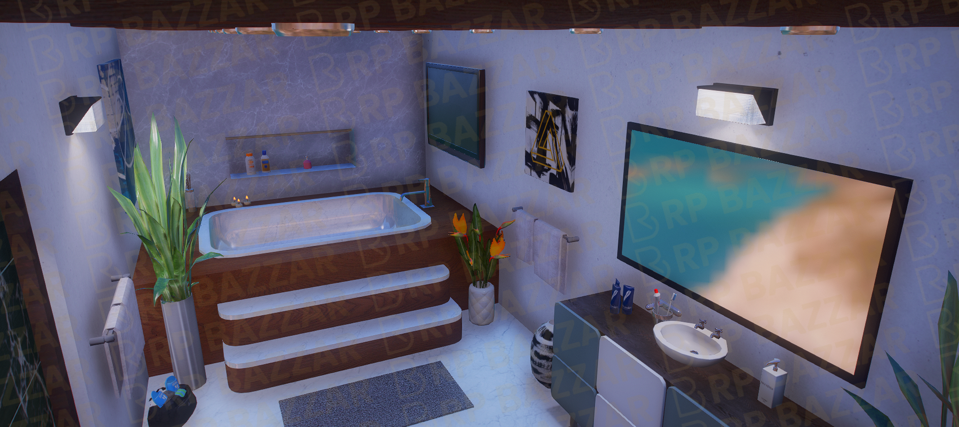 Elite Mansion FiveM MLO — GTA RP Interior — ESX QB QBOX — RPBazzar