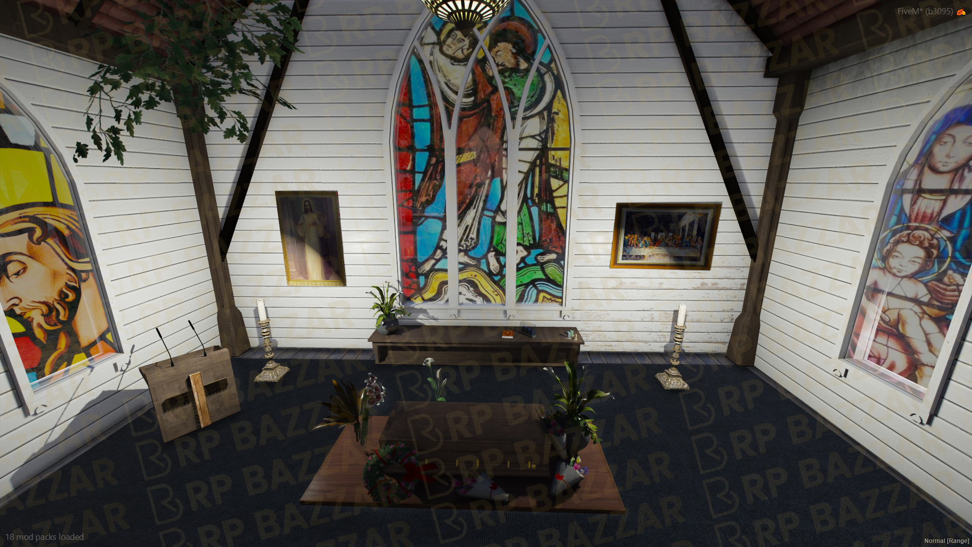Grace Church FiveM MLO — GTA RP Interior — ESX QB QBOX — RPBazzar