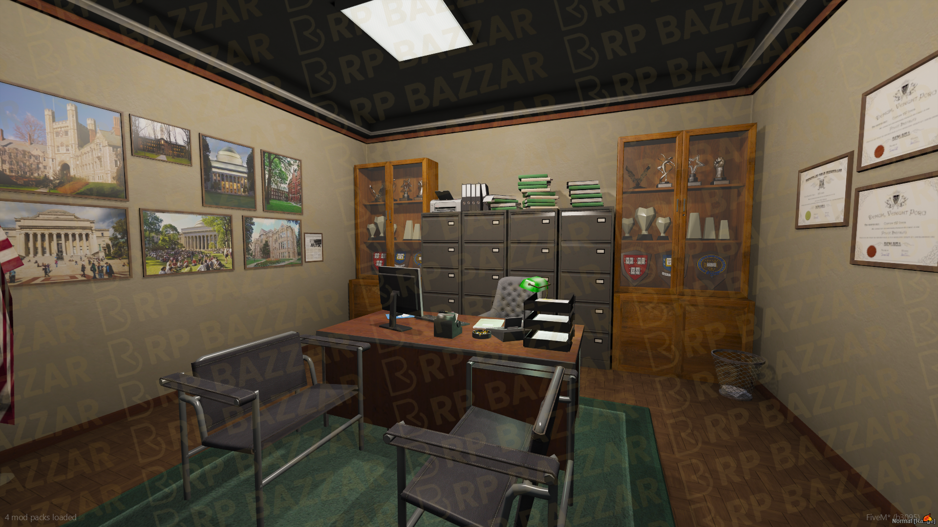 Modern School & University FiveM MLO — GTA RP Interior — ESX QB QBOX — RPBazzar