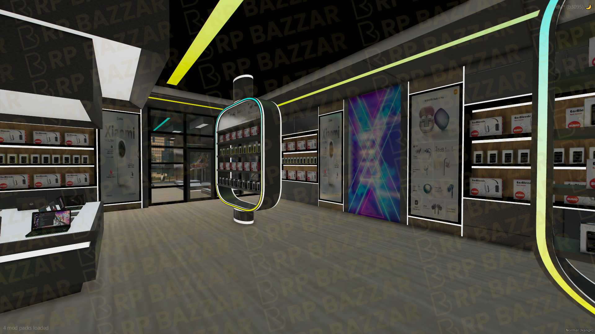 Mega Shopping Mall FiveM MLO — GTA RP Interior — ESX QB QBOX — RPBazzar