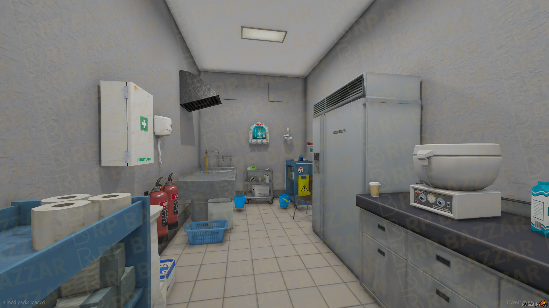 Downtown Police Station FiveM MLO — GTA RP Interior — ESX QB QBOX — RPBazzar