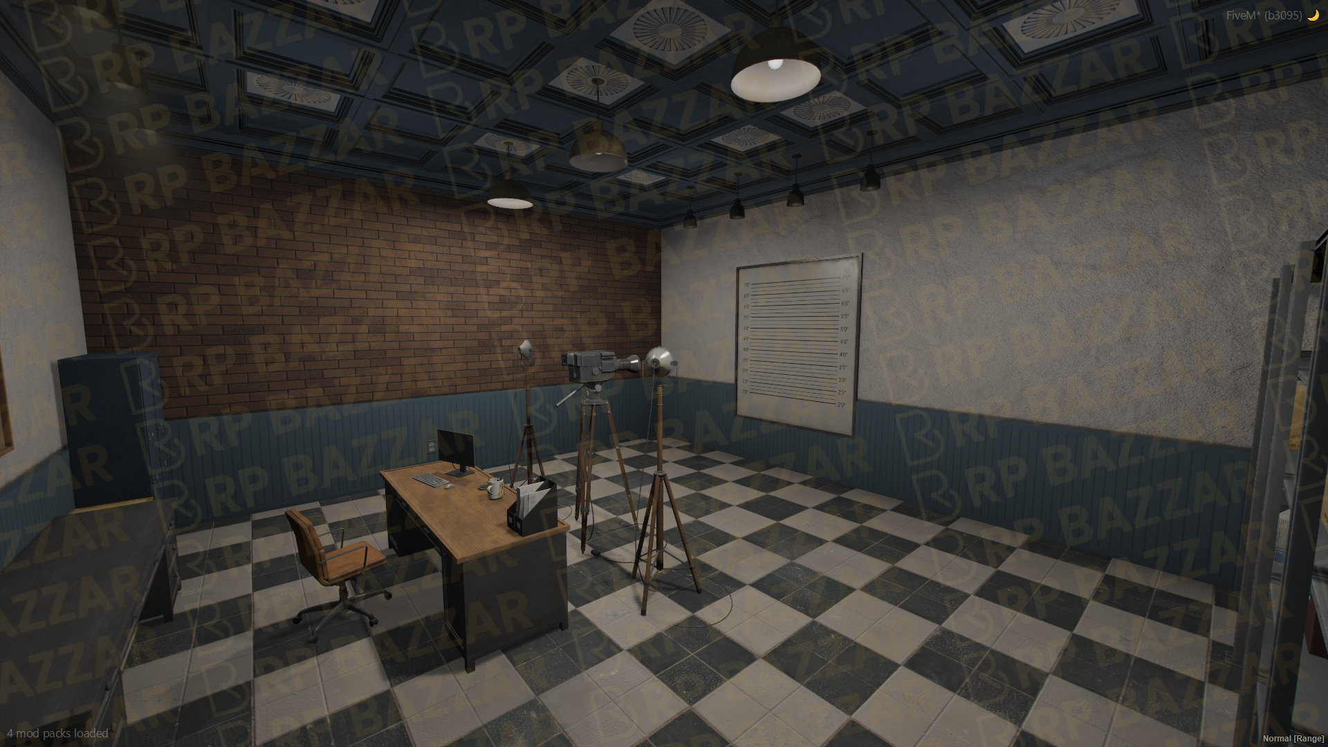 Command Police Station FiveM MLO — GTA RP Interior — ESX QB QBOX — RPBazzar