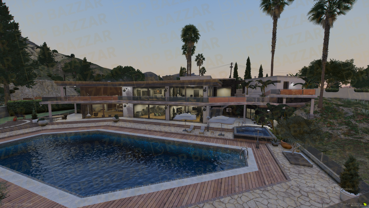 Beachside House FiveM MLO — GTA RP Interior — ESX QB QBOX — RPBazzar