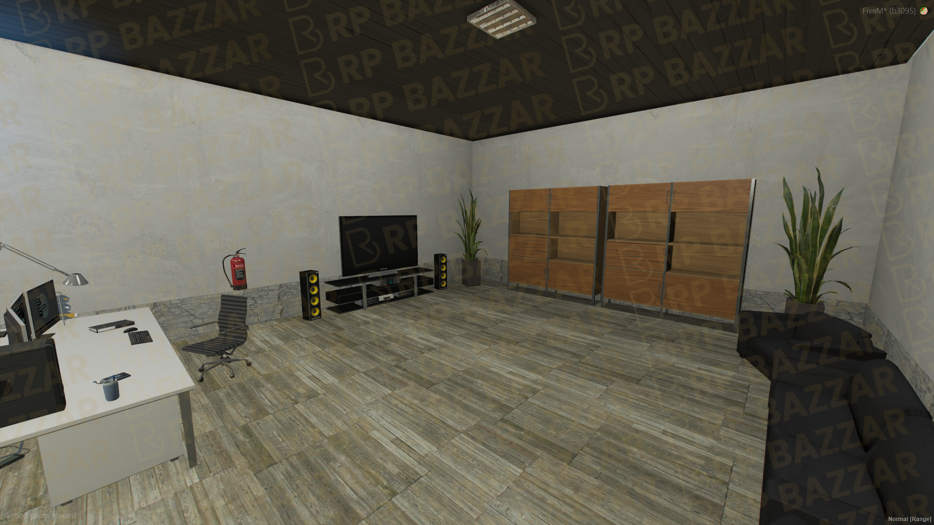 Urban Storage Room & Warehouse FiveM MLO — GTA RP Interior — ESX QB QBOX — RPBazzar