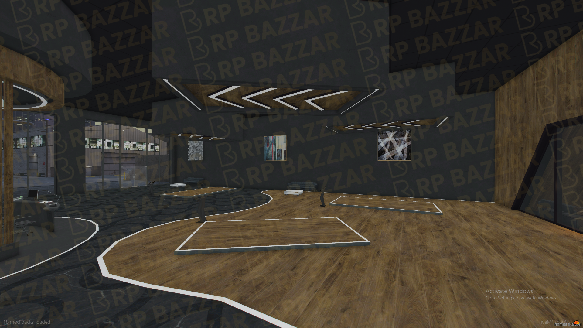Modern Mechanic Shop FiveM MLO — GTA RP Interior — ESX QB QBOX — RPBazzar