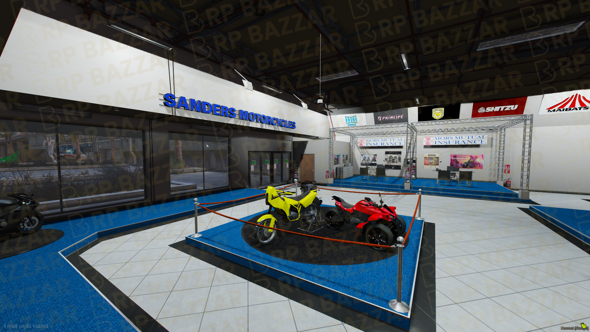 Slick Vehicle Shop FiveM MLO — GTA RP Interior — ESX QB QBOX — RPBazzar