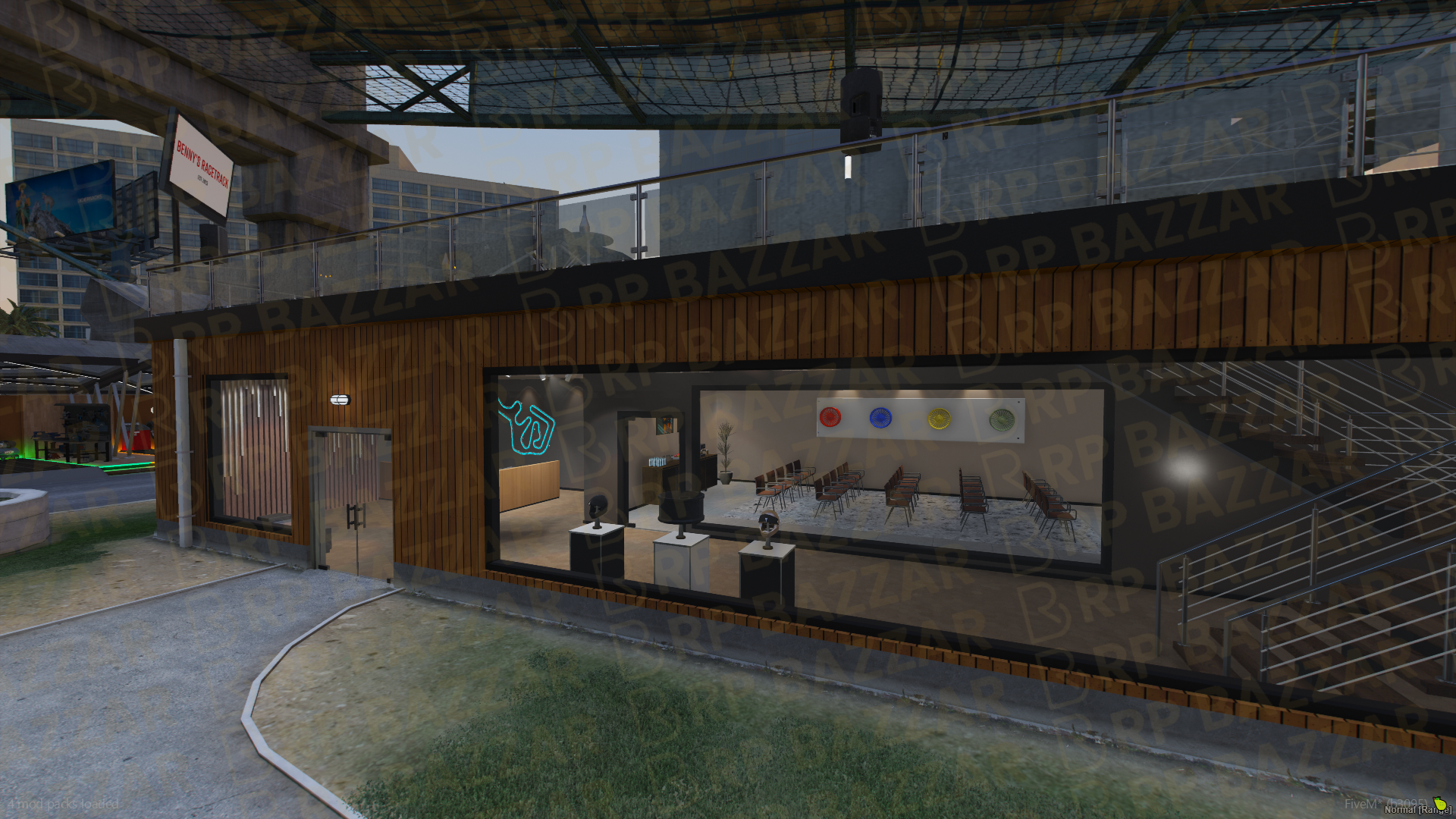 Pro Race Track FiveM MLO — GTA RP Interior — ESX QB QBOX — RPBazzar