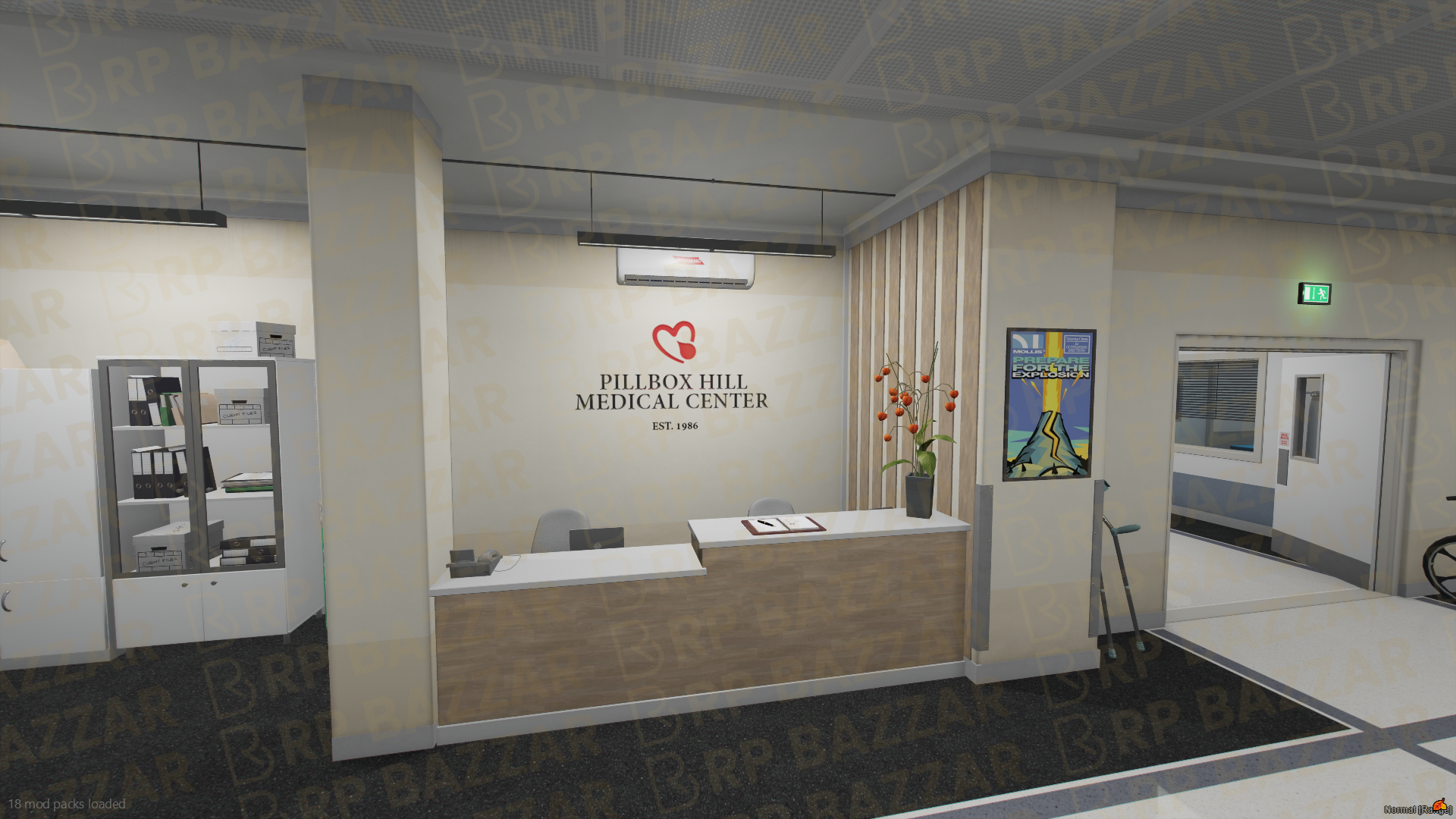 Northside Hospital FiveM MLO — GTA RP Interior — ESX QB QBOX — RPBazzar