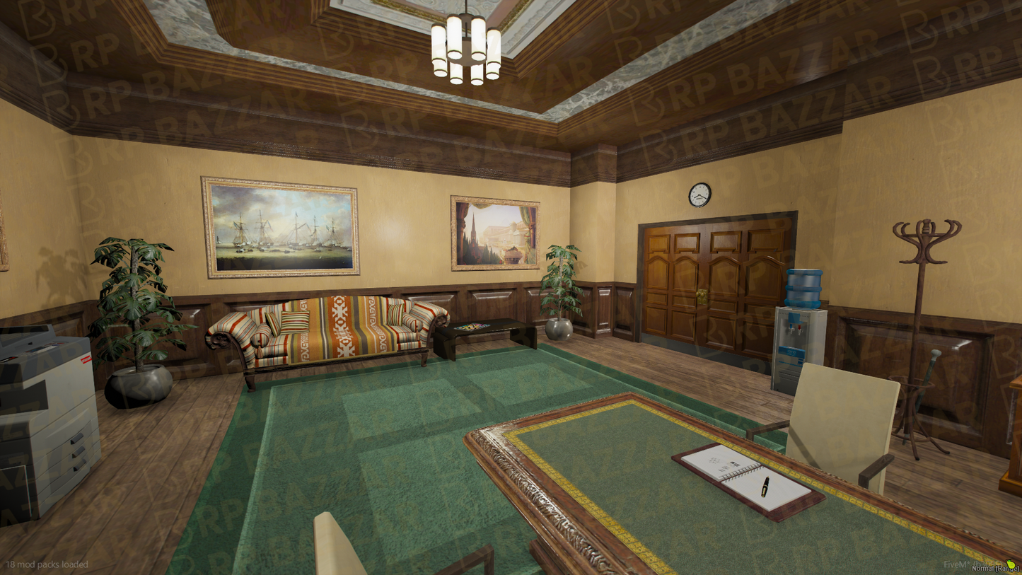 Modern City Hall FiveM MLO — GTA RP Interior — ESX QB QBOX — RPBazzar