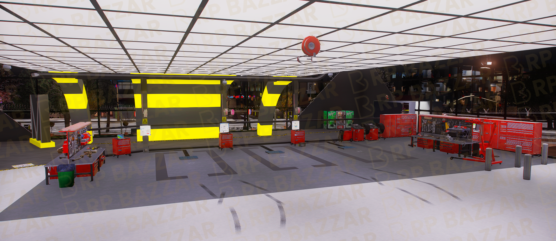 Lively Mechanic Shop FiveM MLO — GTA RP Interior — ESX QB QBOX — RPBazzar