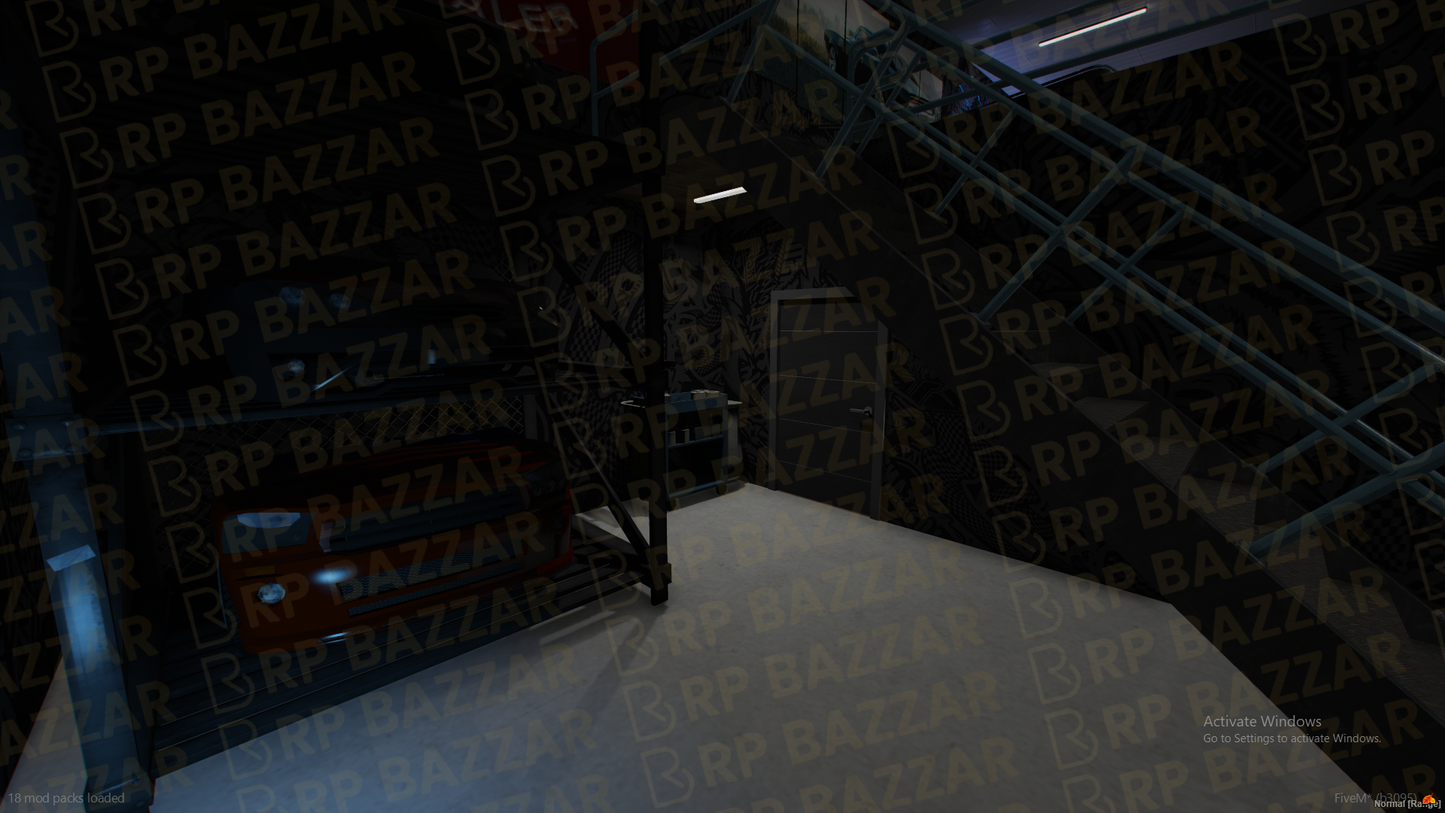 Drift Mechanic Shop FiveM MLO — GTA RP Interior — ESX QB QBOX — RPBazzar