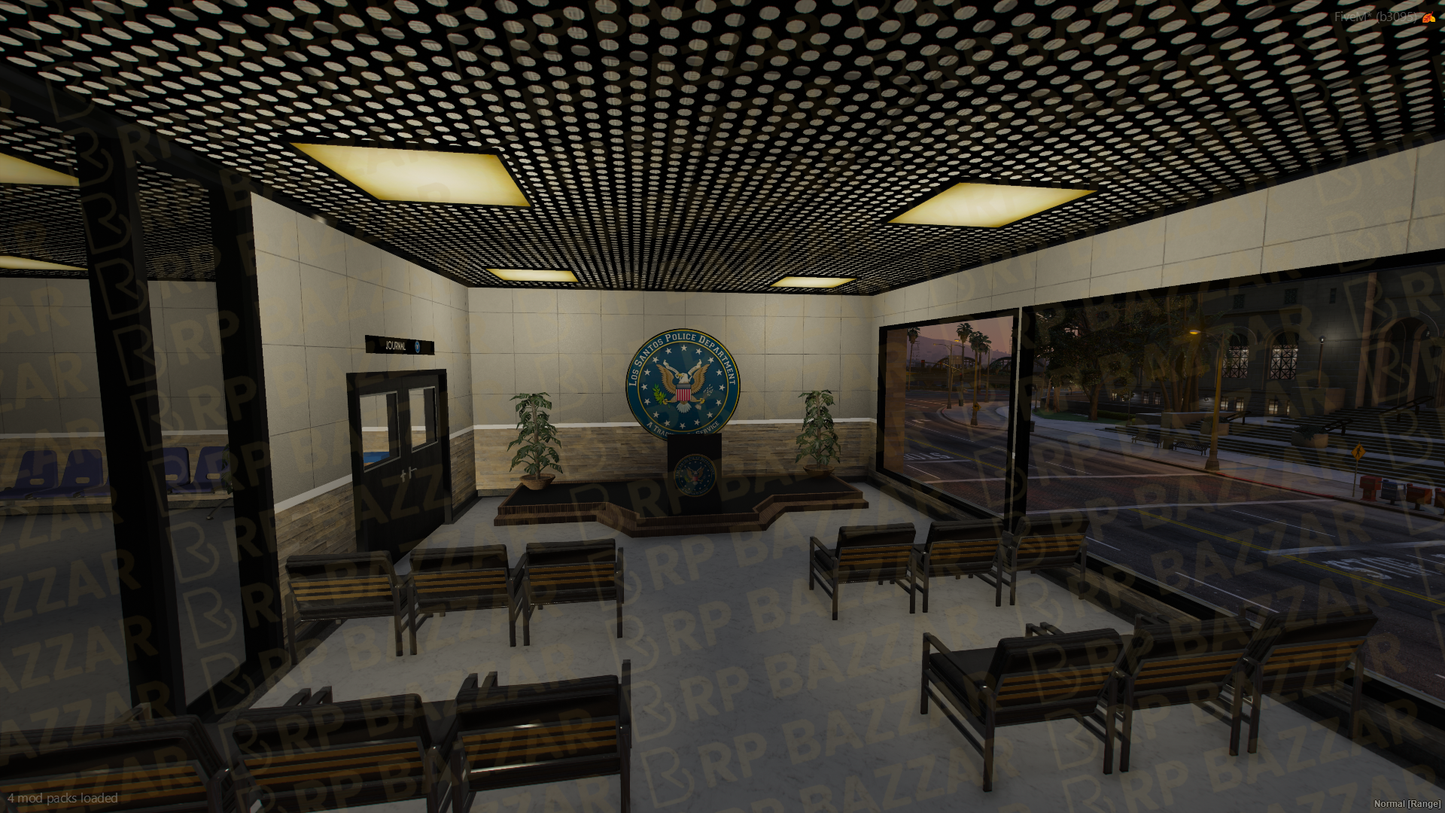 Coastal Police Station FiveM MLO — GTA RP Interior — ESX QB QBOX — RPBazzar