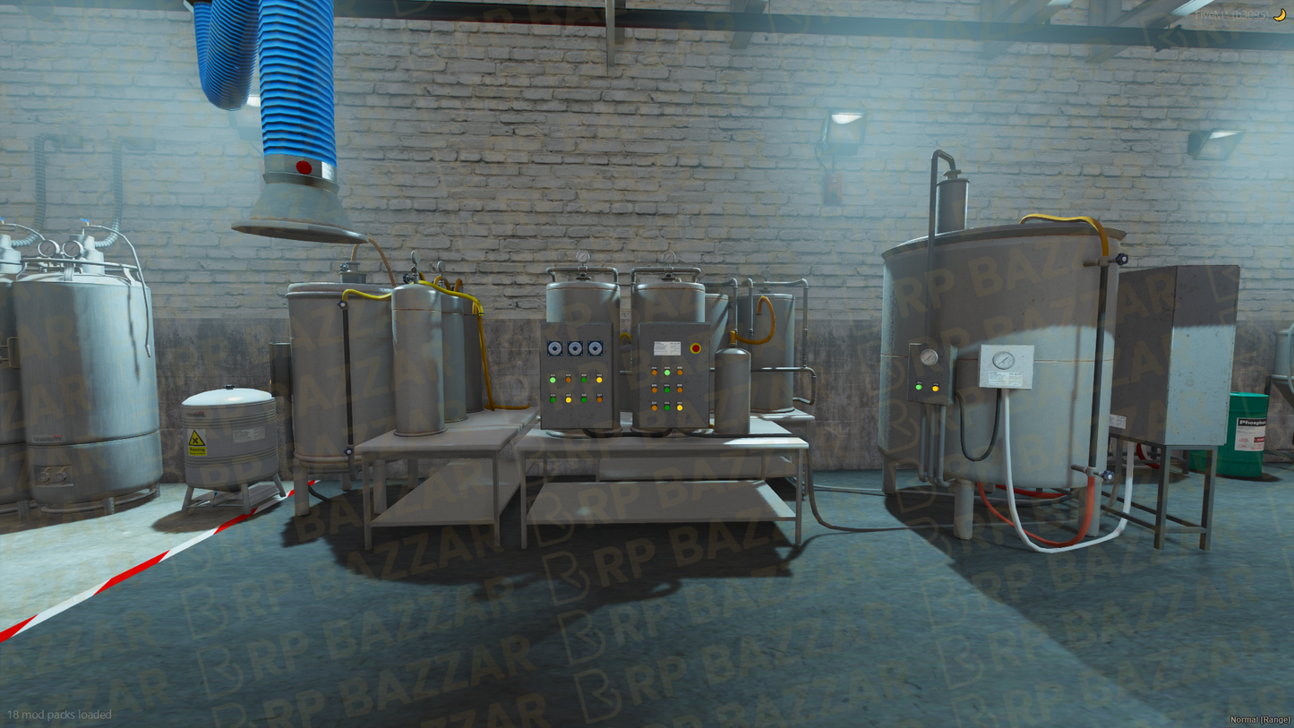 Concealed Drug Lab FiveM MLO — GTA RP Interior — ESX QB QBOX — RPBazzar