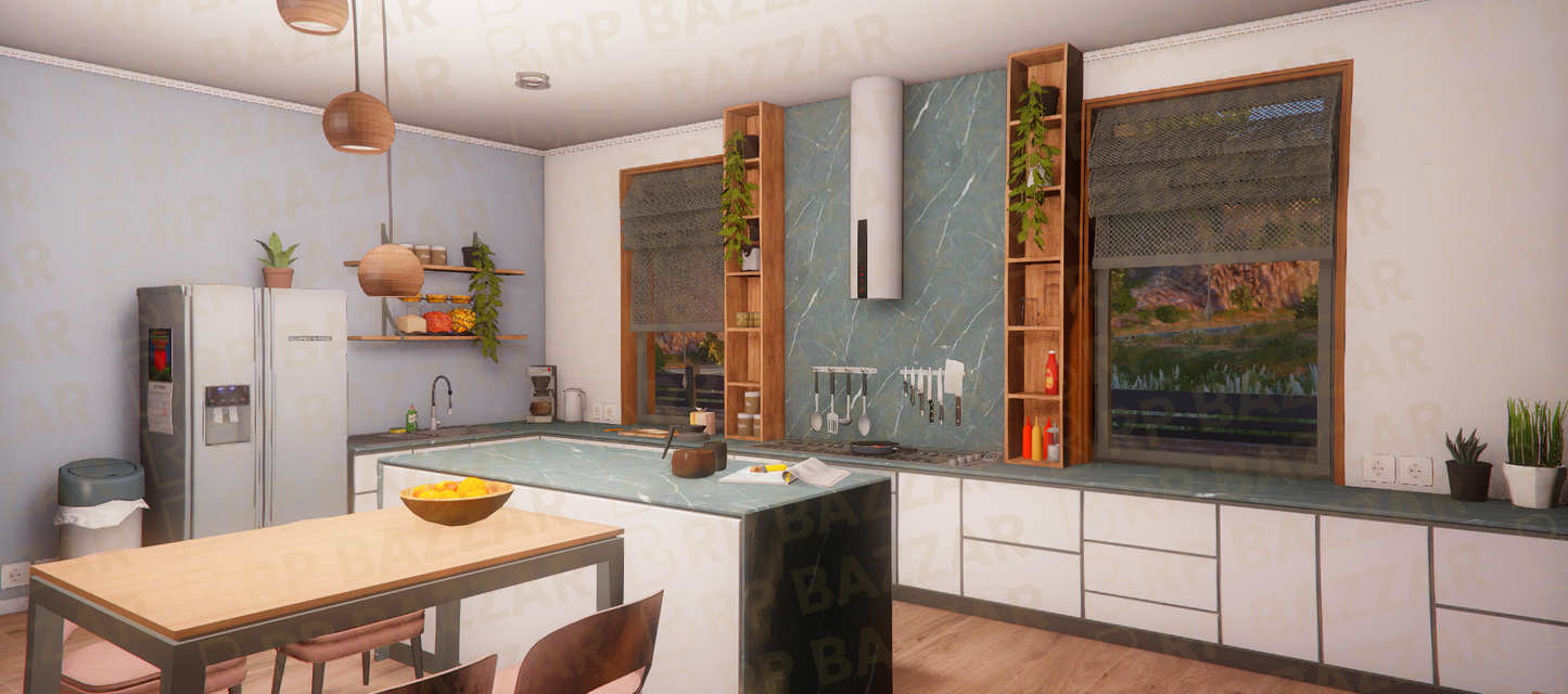 Tropical House FiveM MLO — GTA RP Interior — ESX QB QBOX — RPBazzar