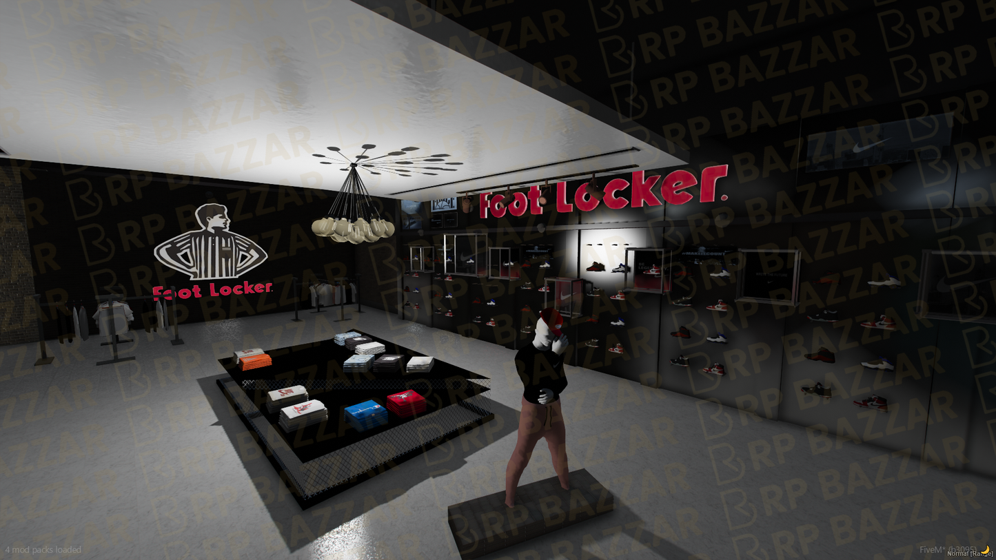 Urban Shopping Mall FiveM MLO — GTA RP Interior — ESX QB QBOX — RPBazzar