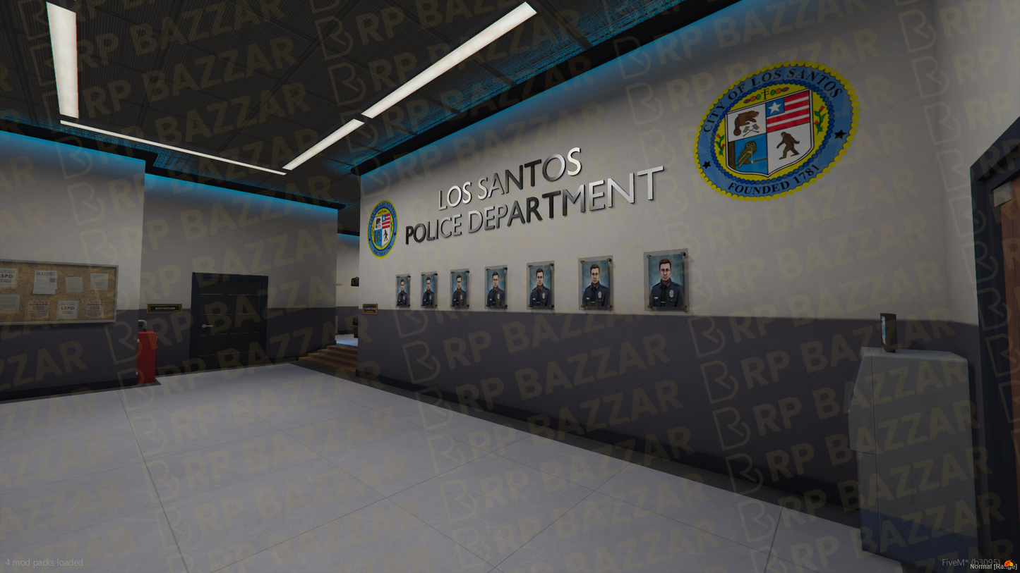 Special Ops Police Station FiveM MLO — GTA RP Interior — ESX QB QBOX — RPBazzar