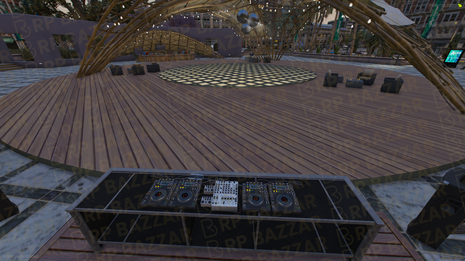 Bustling Legion Square FiveM MLO — GTA RP Interior — ESX QB QBOX — RPBazzar