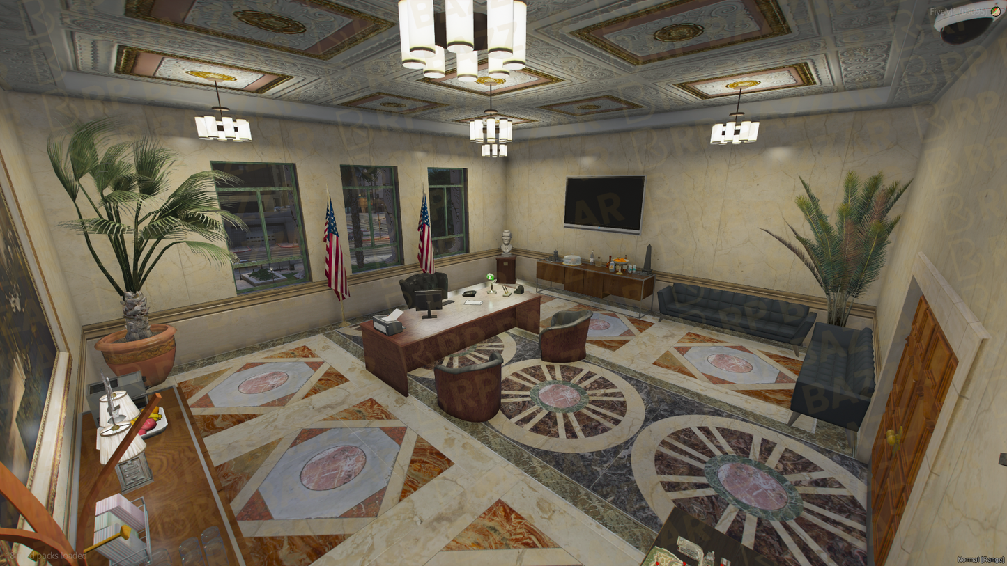Grand City Hall FiveM MLO — GTA RP Interior — ESX QB QBOX — RPBazzar