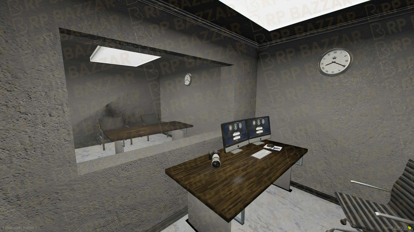 Riot Police Station FiveM MLO — GTA RP Interior — ESX QB QBOX — RPBazzar